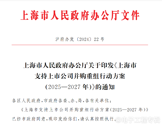 上海发布支持上市公司并购重组行动方案(图1) 上海发布支持上市公司并购重组行动方案(图1)