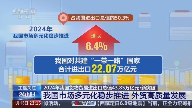 海关公布中国2024年芯片进出口数据，出口首破万亿元
