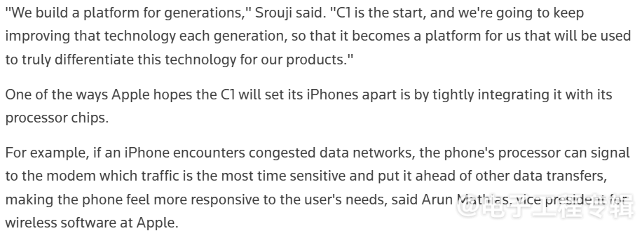 iPhone 16e出圈,苹果C1基带芯片将集成到芯片组?(图3) iPhone 16e出圈,苹果C1基带芯片将集成到芯片组?(图3)