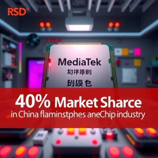 中国大陆旗舰手机芯片市场，联发科占有率已达40%