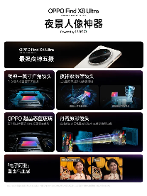 OPPO 发布 Find X8 Ultra 旗舰手机与 Watch X2 Mini 智能手表(图3) OPPO 发布 Find X8 Ultra 旗舰手机与 Watch X2 Mini 智能手表(图3)