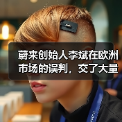 蔚来创始人李斌在欧洲市场的误判,交了大量学费(图2) 蔚来创始人李斌在欧洲市场的误判,交了大量学费(图2)