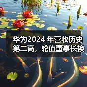 华为2024 年营收历史第二高,轮值董事长换人(图1) 华为2024 年营收历史第二高,轮值董事长换人(图1)