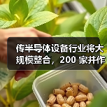 传半导体设备行业将大规模整合，200 家并作10 巨头（图1）