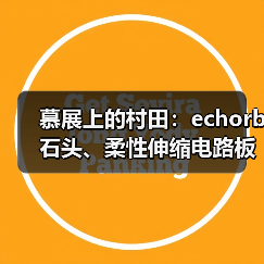 慕展上的村田:echorb石头、柔性伸缩电路板、透明ID标签……(图2) 慕展上的村田:echorb石头、柔性伸缩电路板、透明ID标签……(图2)