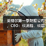 英特尔第一季财报公布，CEO：砍流程、砍层级、押技术（图2）