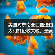 美国对东南亚四国进口太阳能征收关税,最高达 3521%(图1) 美国对东南亚四国进口太阳能征收关税,最高达 3521%(图1)