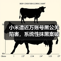 小米遭近万账号黑公关陷害，系统性抹黑案破获引热议（图1）