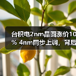 台积电2nm晶圆涨价10% 4nm同步上调，背后原因曝光（图3）
