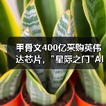甲骨文400亿采购英伟达芯片，