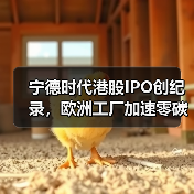 宁德时代港股IPO创纪录，欧洲工厂加速零碳布局（图4）