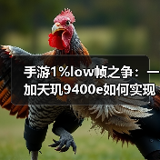 手游1%low帧之争：一加天玑9400e如何实现降维打击？（图4）