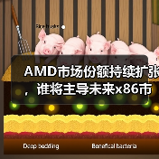 AMD市场份额持续扩张,谁将主导未来x86市场?(图4) AMD市场份额持续扩张,谁将主导未来x86市场?(图4)