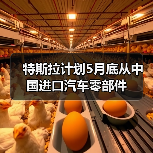 特斯拉计划5月底从中国进口汽车零部件(图1) 特斯拉计划5月底从中国进口汽车零部件(图1)