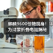 麒麟9600惊艳现身!华为鸿蒙折叠电脑揭秘(图2) 麒麟9600惊艳现身!华为鸿蒙折叠电脑揭秘(图2)