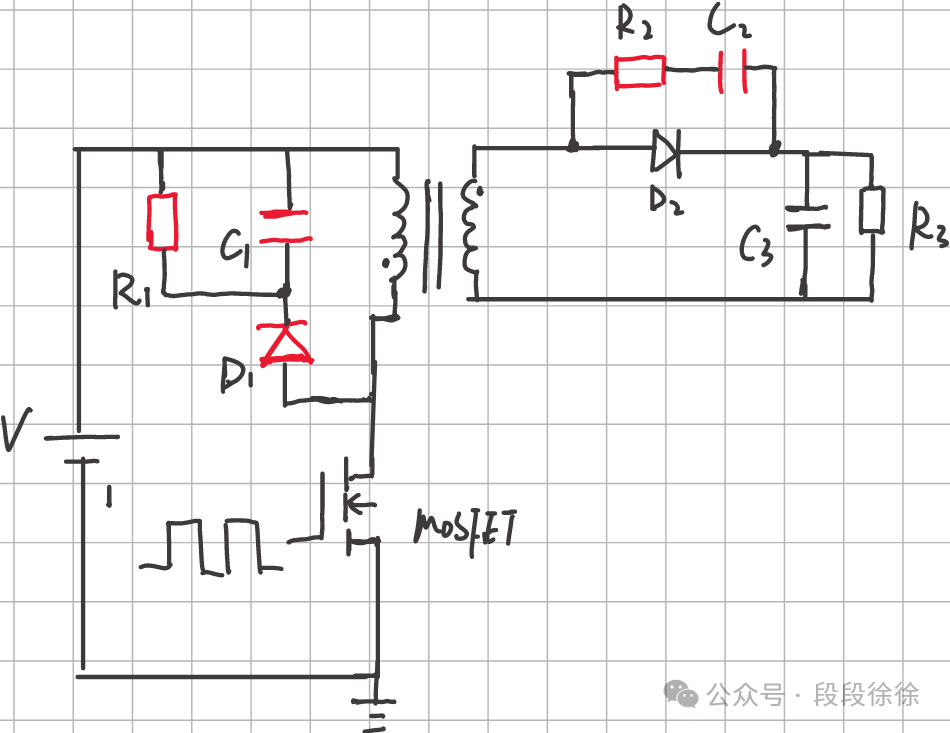 反激开关电源RCD钳位电路的工作原理