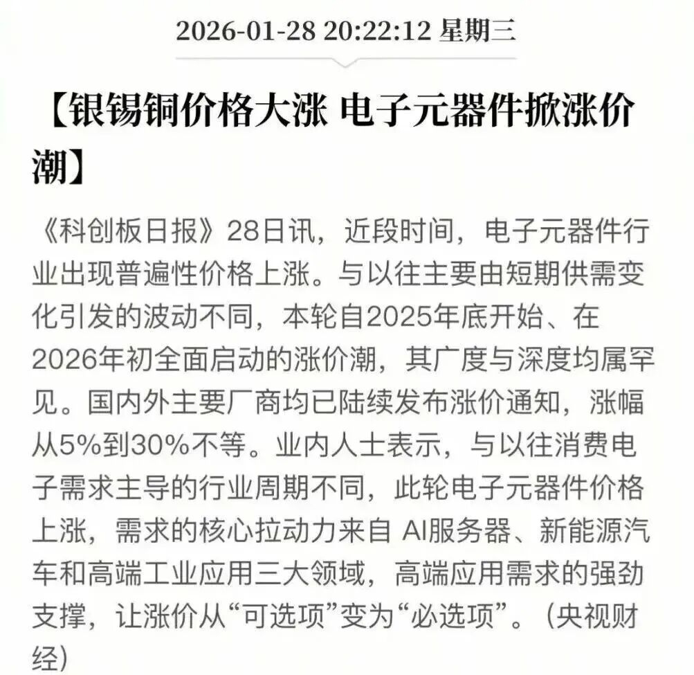 电子元器件普涨背后，晶振选型该紧跟AI风口还是坚守性价比？