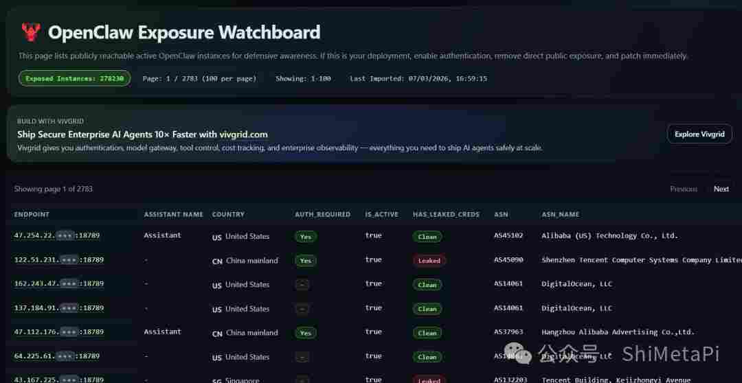 OpenClaw 部署完成后，你的系统正在被 4 万个攻击者盯着